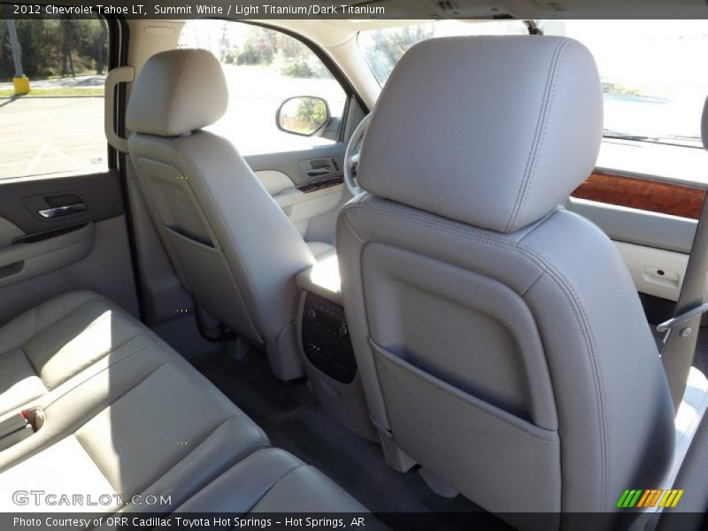 Summit White / Light Titanium/Dark Titanium 2012 Chevrolet Tahoe LT