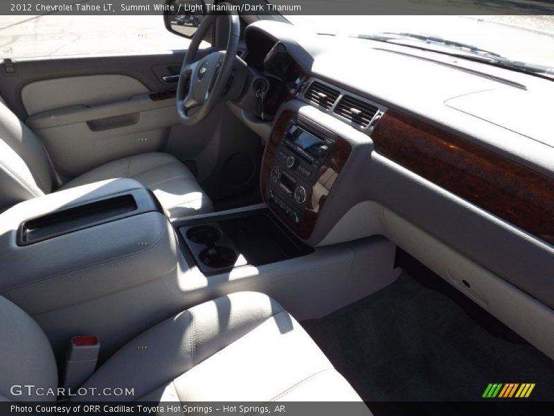 Summit White / Light Titanium/Dark Titanium 2012 Chevrolet Tahoe LT