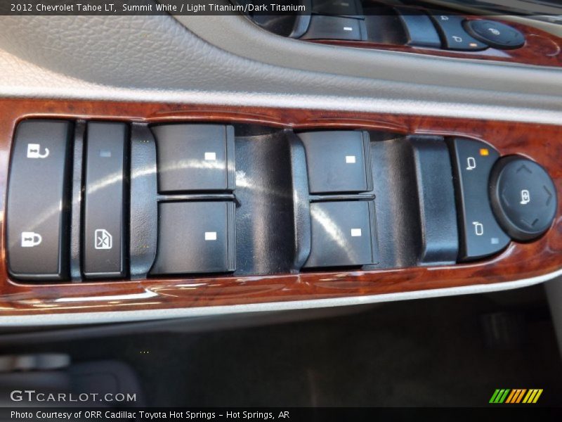 Summit White / Light Titanium/Dark Titanium 2012 Chevrolet Tahoe LT