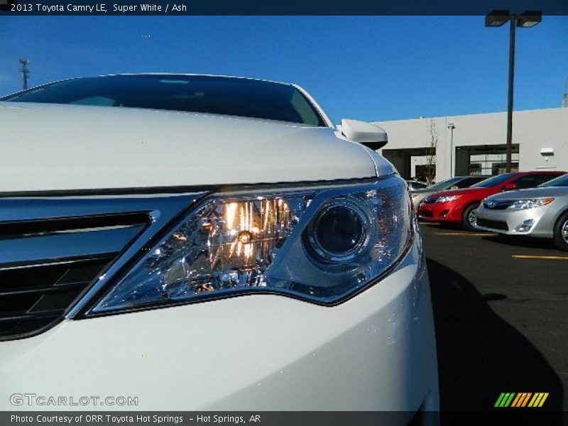 Super White / Ash 2013 Toyota Camry LE