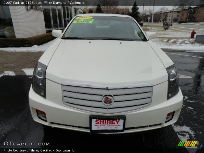 White Diamond / Cashmere 2007 Cadillac CTS Sedan