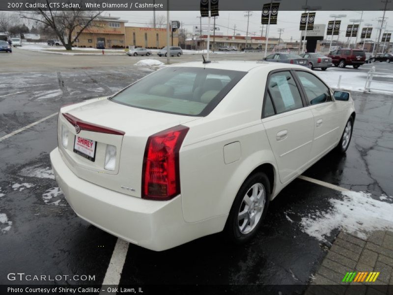 White Diamond / Cashmere 2007 Cadillac CTS Sedan