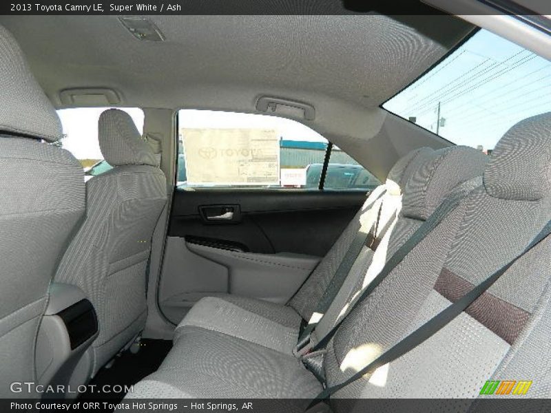 Super White / Ash 2013 Toyota Camry LE