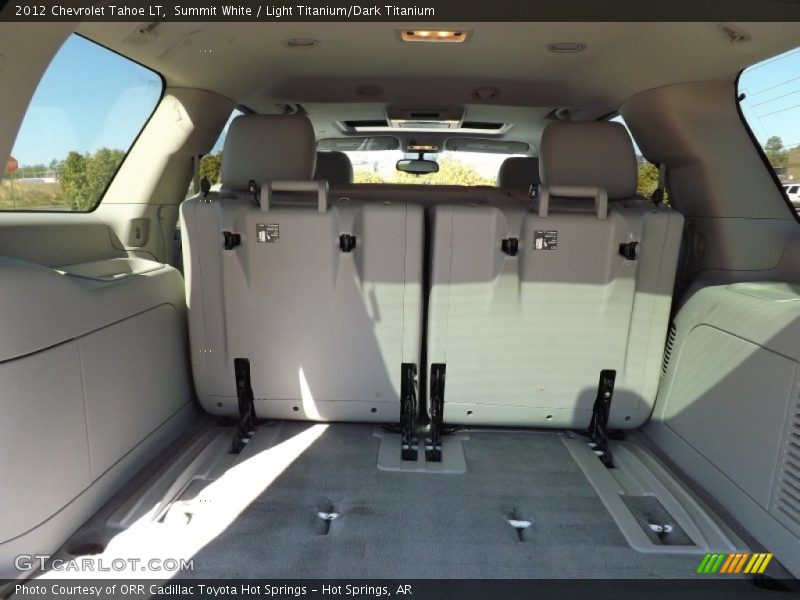 Summit White / Light Titanium/Dark Titanium 2012 Chevrolet Tahoe LT