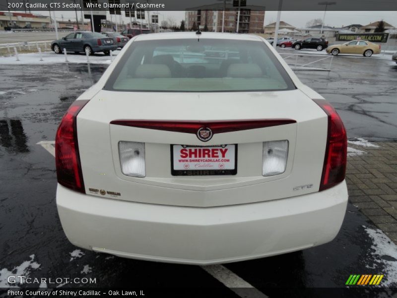 White Diamond / Cashmere 2007 Cadillac CTS Sedan