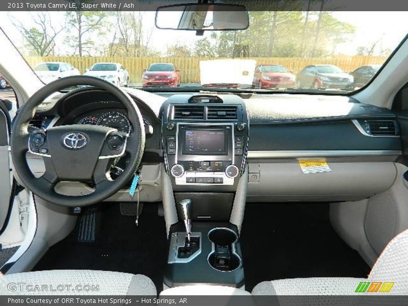 Super White / Ash 2013 Toyota Camry LE