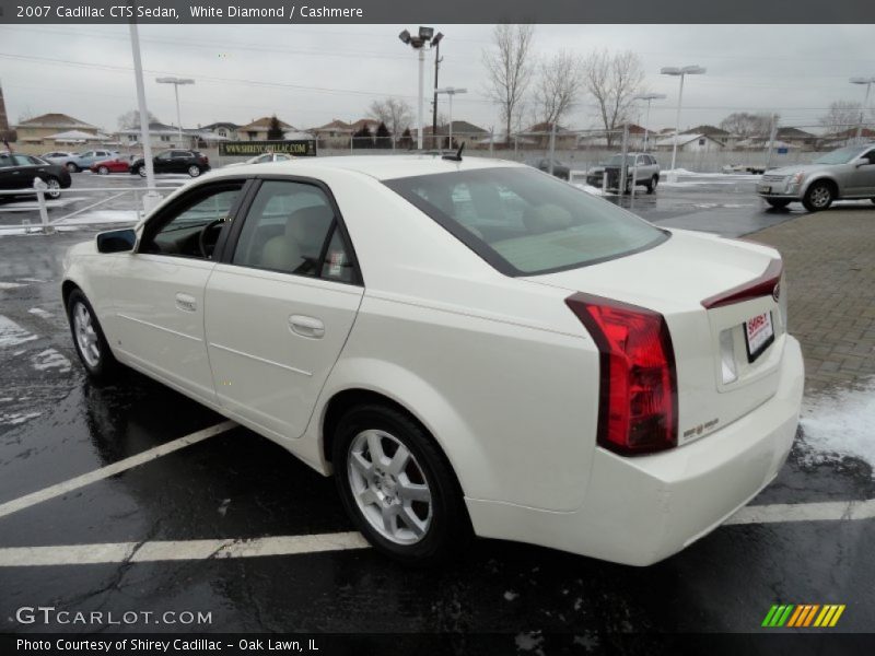 White Diamond / Cashmere 2007 Cadillac CTS Sedan