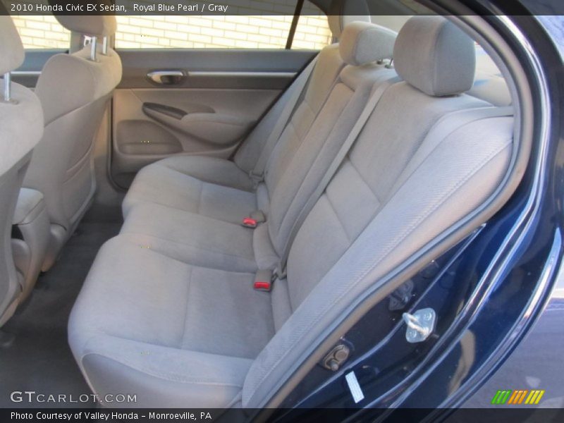 Royal Blue Pearl / Gray 2010 Honda Civic EX Sedan