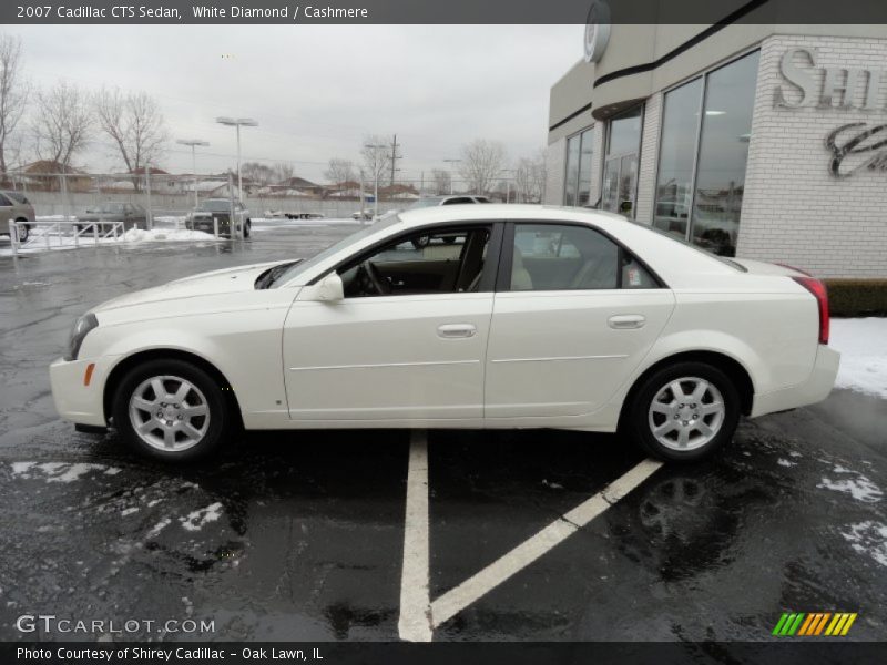 White Diamond / Cashmere 2007 Cadillac CTS Sedan