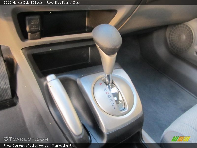 Royal Blue Pearl / Gray 2010 Honda Civic EX Sedan
