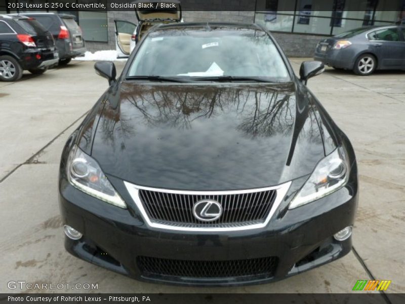 Obsidian Black / Black 2013 Lexus IS 250 C Convertible