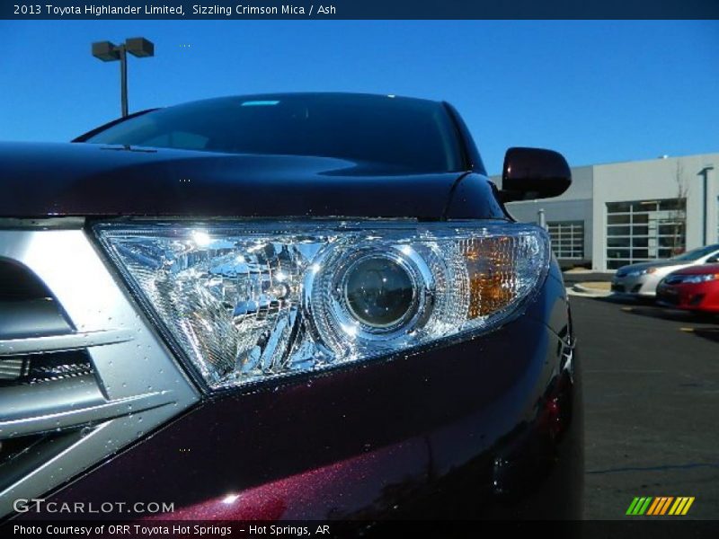 Sizzling Crimson Mica / Ash 2013 Toyota Highlander Limited
