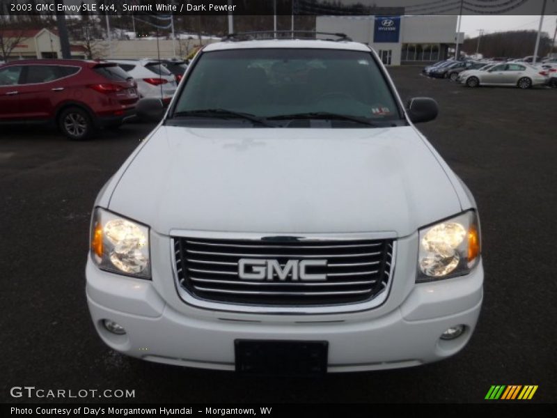 Summit White / Dark Pewter 2003 GMC Envoy SLE 4x4