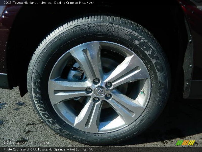 Sizzling Crimson Mica / Ash 2013 Toyota Highlander Limited