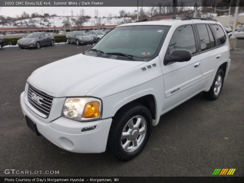Summit White / Dark Pewter 2003 GMC Envoy SLE 4x4