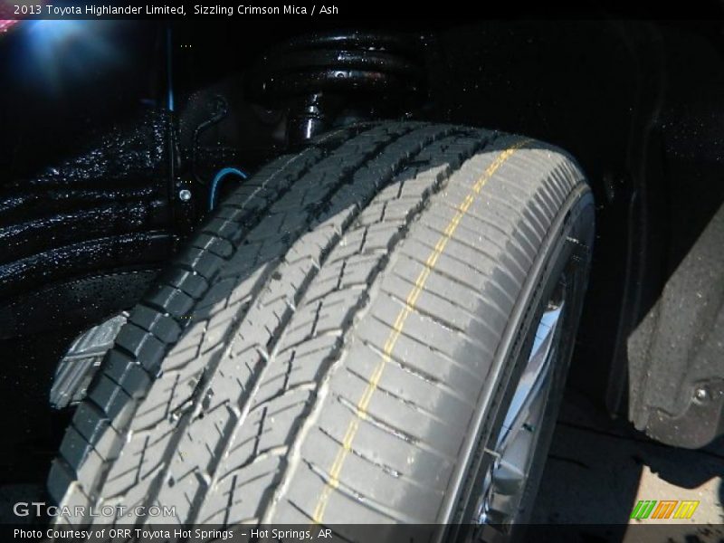 Sizzling Crimson Mica / Ash 2013 Toyota Highlander Limited