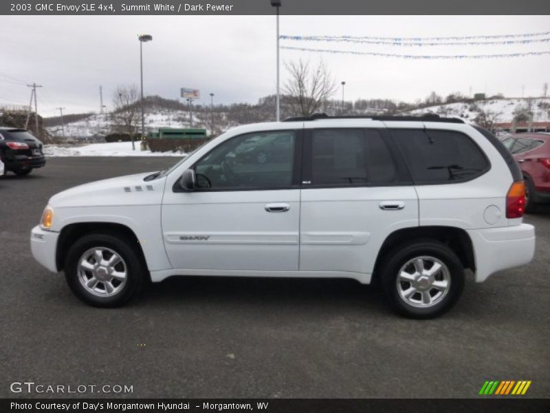 Summit White / Dark Pewter 2003 GMC Envoy SLE 4x4
