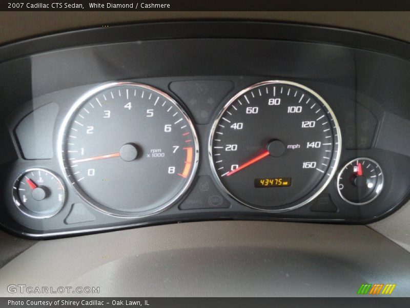 White Diamond / Cashmere 2007 Cadillac CTS Sedan