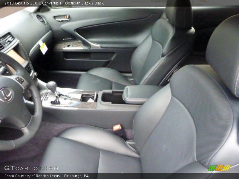 Obsidian Black / Black 2013 Lexus IS 250 C Convertible