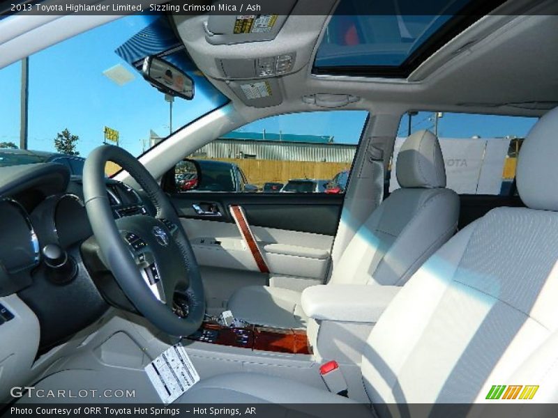 Sizzling Crimson Mica / Ash 2013 Toyota Highlander Limited