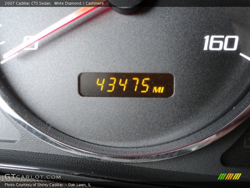 White Diamond / Cashmere 2007 Cadillac CTS Sedan