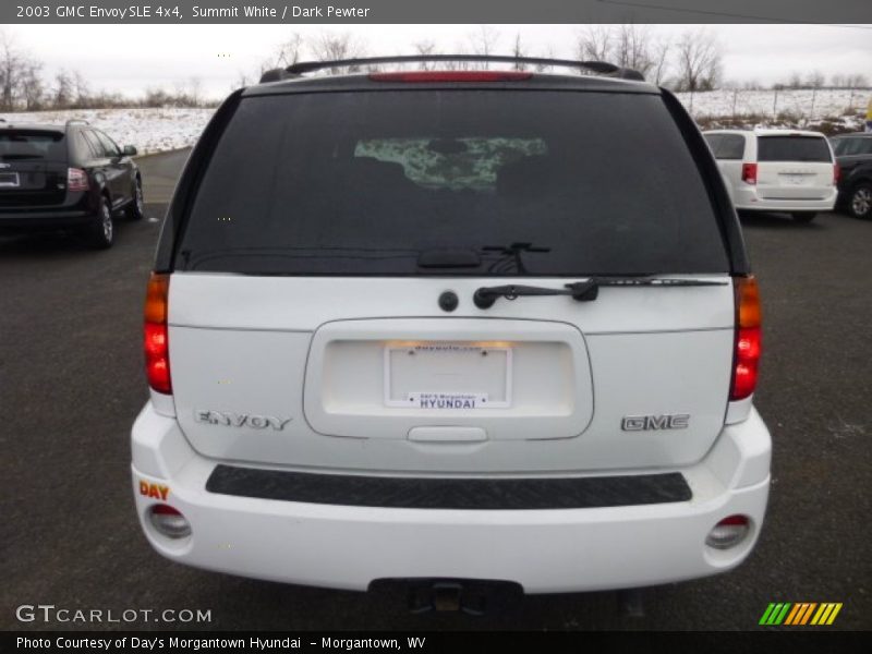 Summit White / Dark Pewter 2003 GMC Envoy SLE 4x4