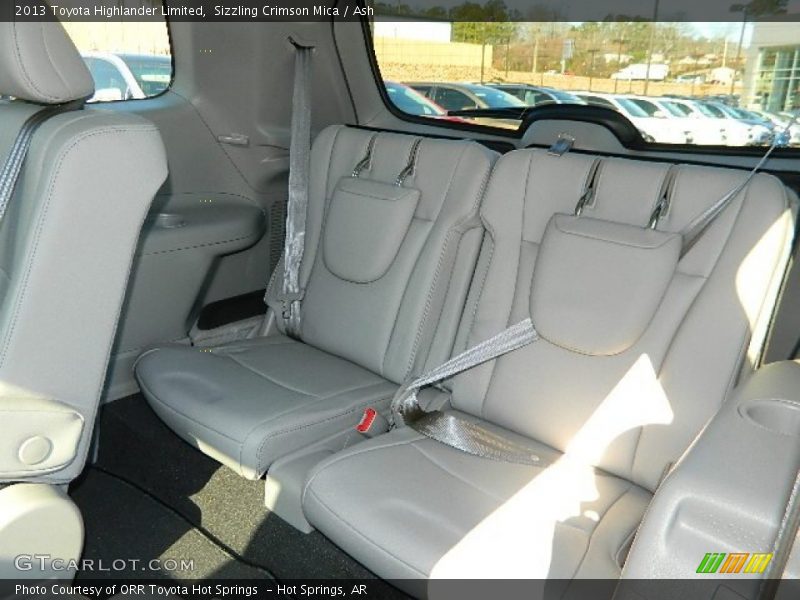 Sizzling Crimson Mica / Ash 2013 Toyota Highlander Limited