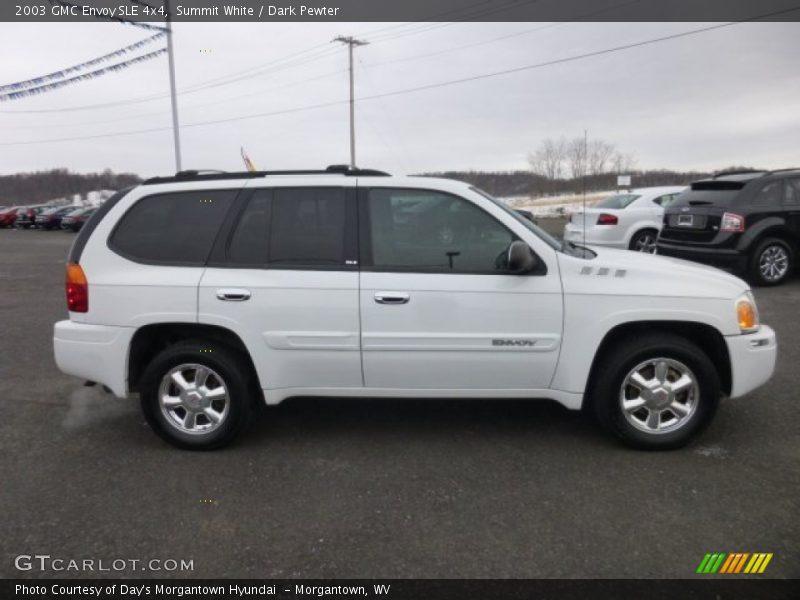 Summit White / Dark Pewter 2003 GMC Envoy SLE 4x4