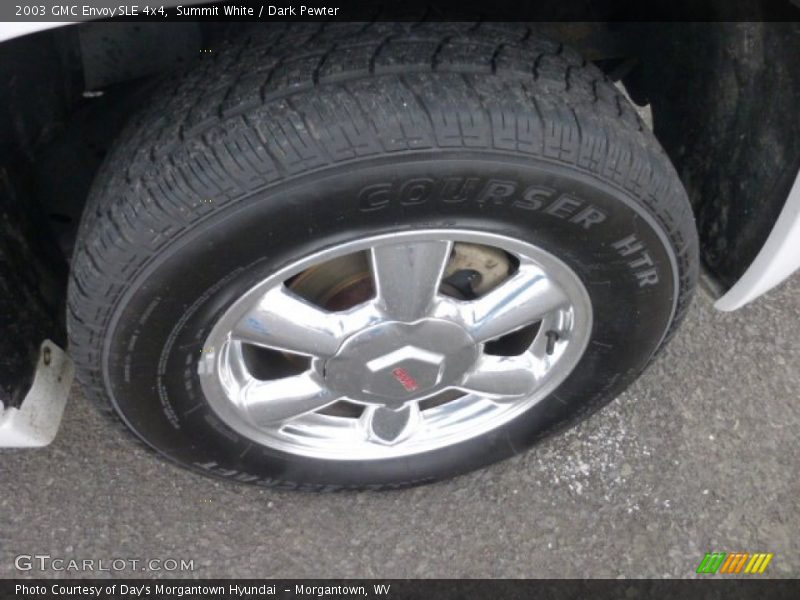 Summit White / Dark Pewter 2003 GMC Envoy SLE 4x4