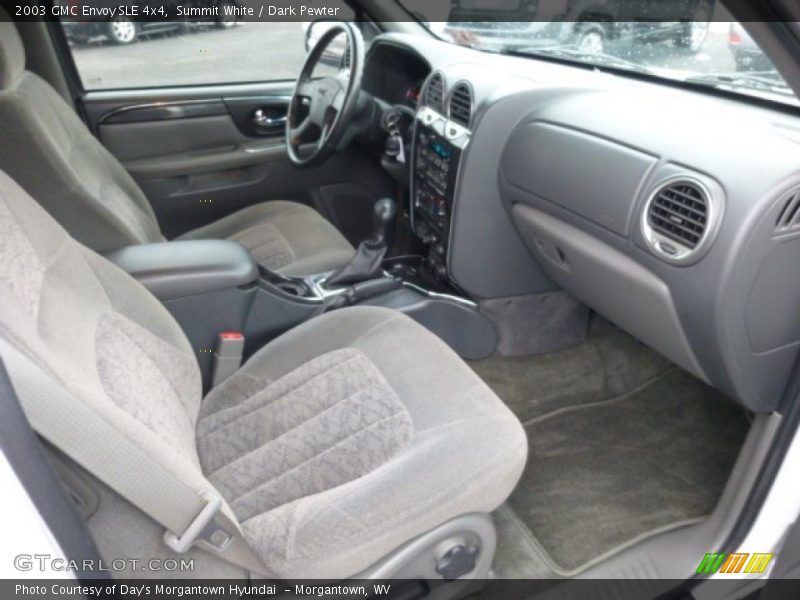 Summit White / Dark Pewter 2003 GMC Envoy SLE 4x4