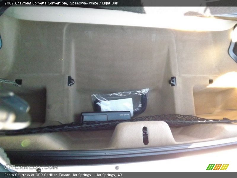 Speedway White / Light Oak 2002 Chevrolet Corvette Convertible