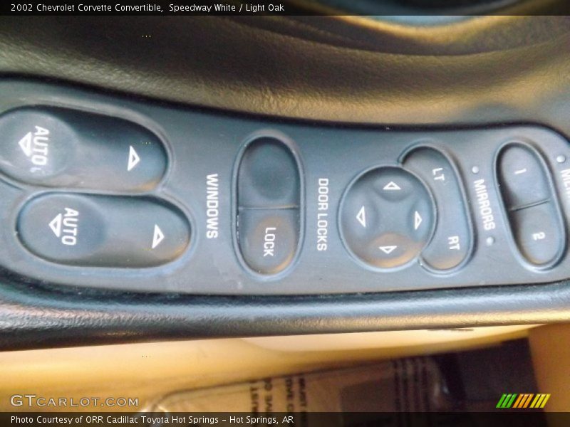 Controls of 2002 Corvette Convertible