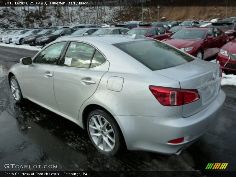 Tungsten Pearl / Black 2013 Lexus IS 250 AWD