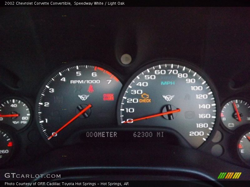  2002 Corvette Convertible Convertible Gauges