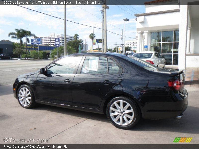 Black / Titan Black 2010 Volkswagen Jetta Wolfsburg Edition Sedan
