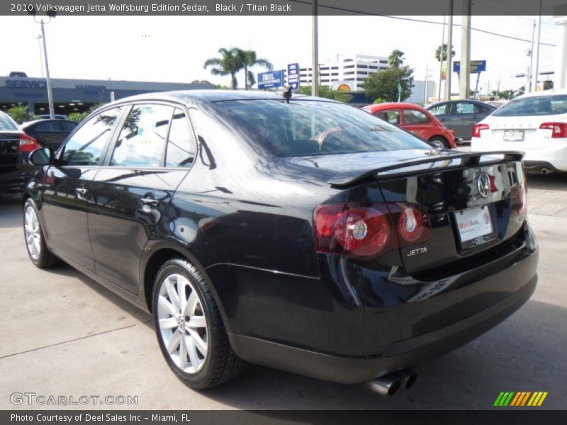 Black / Titan Black 2010 Volkswagen Jetta Wolfsburg Edition Sedan