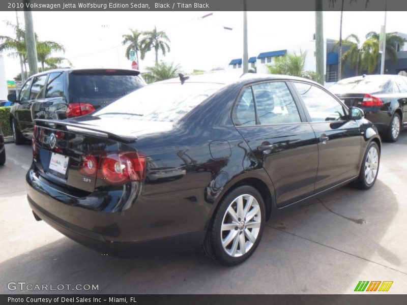 Black / Titan Black 2010 Volkswagen Jetta Wolfsburg Edition Sedan