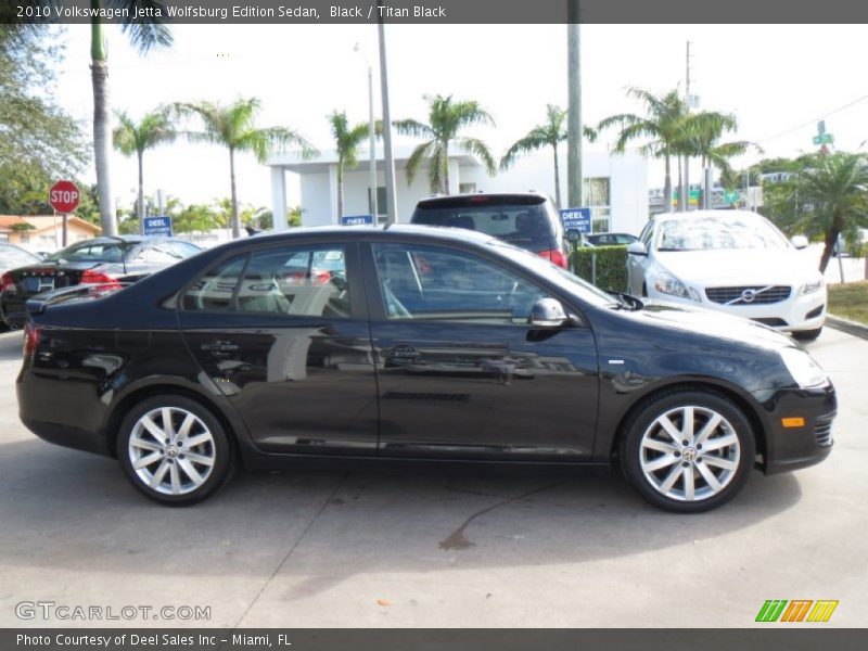 Black / Titan Black 2010 Volkswagen Jetta Wolfsburg Edition Sedan
