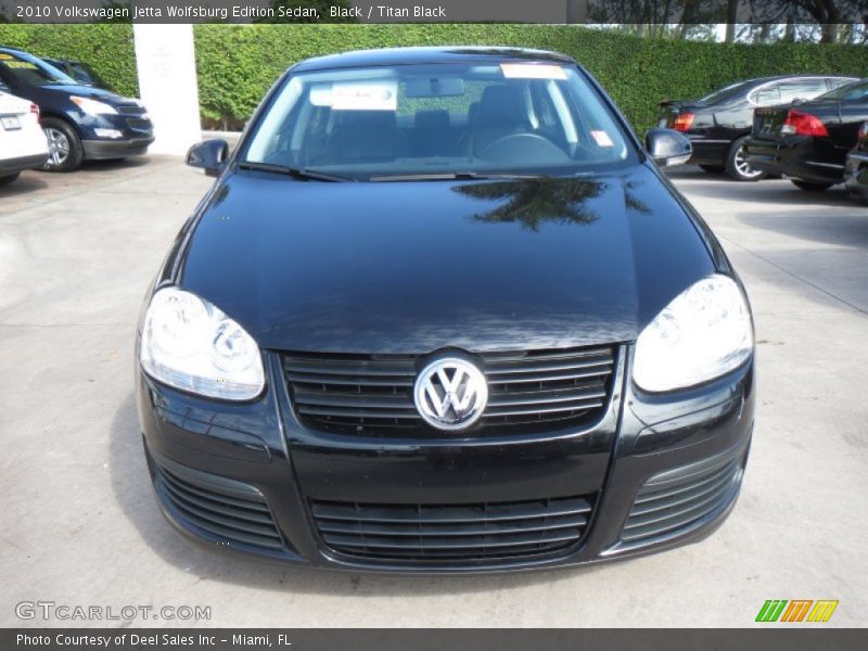 Black / Titan Black 2010 Volkswagen Jetta Wolfsburg Edition Sedan