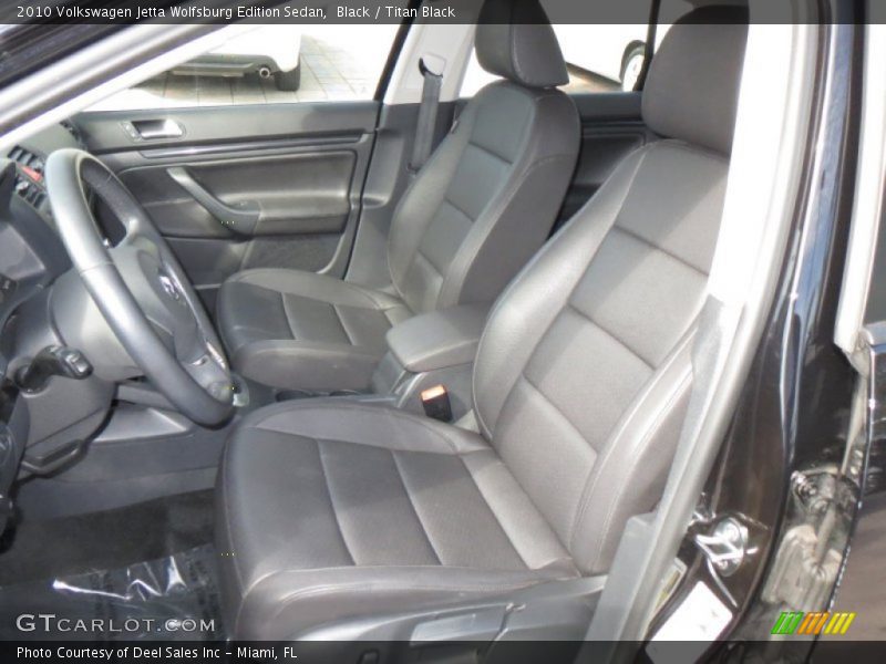 Black / Titan Black 2010 Volkswagen Jetta Wolfsburg Edition Sedan