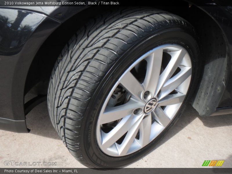 Black / Titan Black 2010 Volkswagen Jetta Wolfsburg Edition Sedan