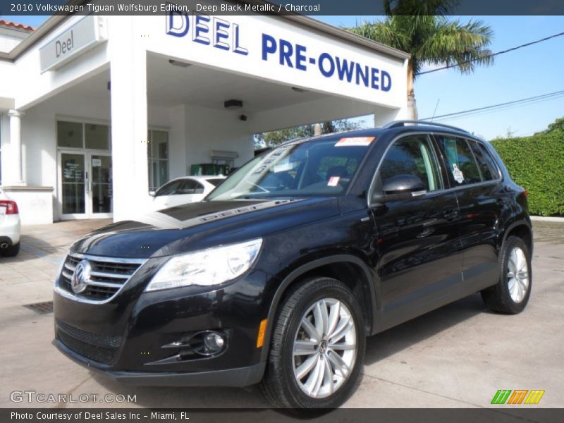 Deep Black Metallic / Charcoal 2010 Volkswagen Tiguan Wolfsburg Edition