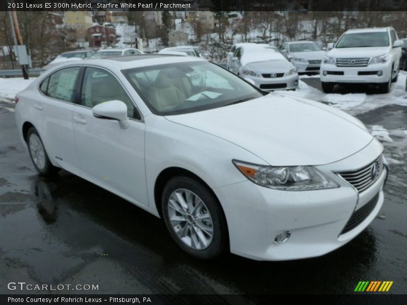 Starfire White Pearl / Parchment 2013 Lexus ES 300h Hybrid