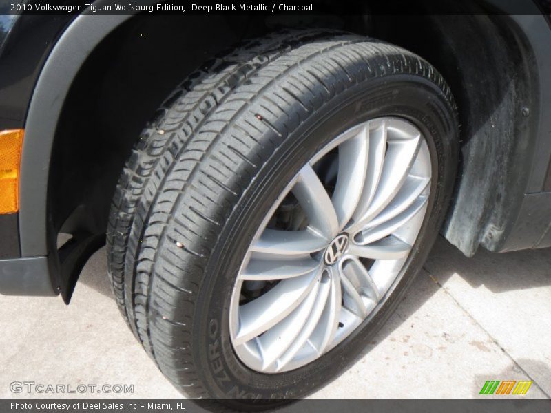 Deep Black Metallic / Charcoal 2010 Volkswagen Tiguan Wolfsburg Edition