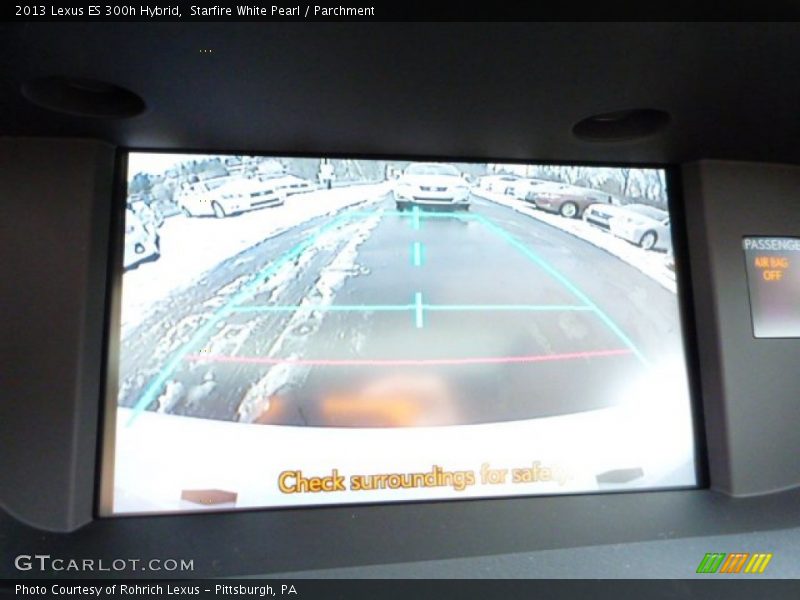 Starfire White Pearl / Parchment 2013 Lexus ES 300h Hybrid