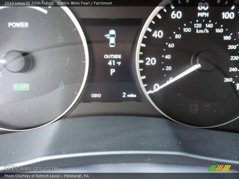 Starfire White Pearl / Parchment 2013 Lexus ES 300h Hybrid