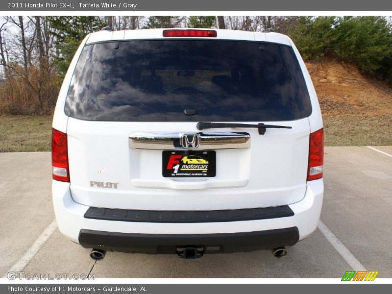 Taffeta White / Gray 2011 Honda Pilot EX-L