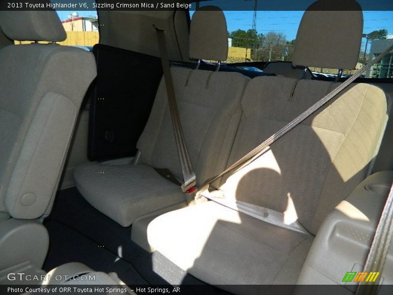 Sizzling Crimson Mica / Sand Beige 2013 Toyota Highlander V6