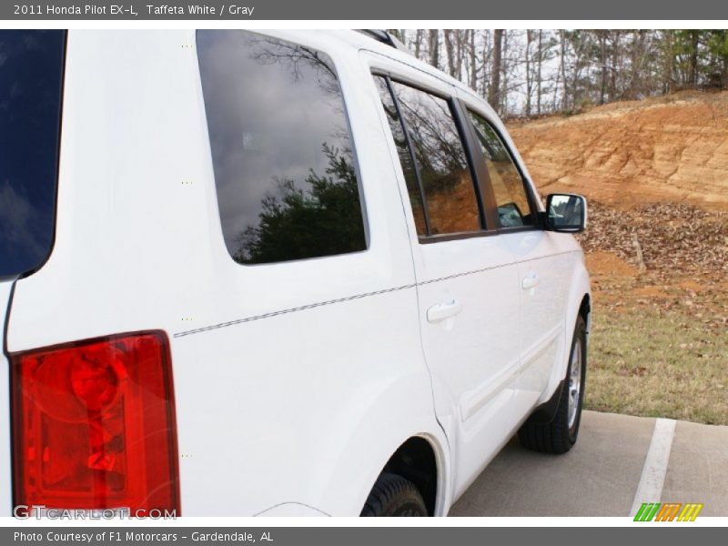 Taffeta White / Gray 2011 Honda Pilot EX-L