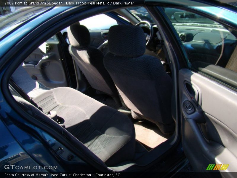 Dark Tropic Teal Metallic / Dark Pewter 2002 Pontiac Grand Am SE Sedan
